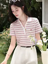 シンプルボーダーTシャツ【夏用・ショートスリーブ・トレンド】