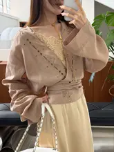 デザイン感のあるツイストペンダント付きロングネックレス【調整可能】