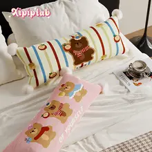 可愛らしい少女風ピンクの抱き枕【カートゥーンデザイン・家庭用・ソファ用】