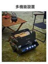 MOUNTAINHIKER 軽量で持ち運び便利なアウトドア用折りたたみ収納ボックス【キャンプ用品・開口デザイン】