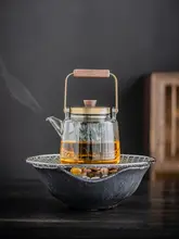 耐熱全ガラス製 電気陶炉【小型・茶湯・煮沸用】