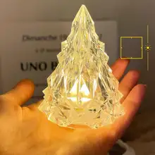LEDアイスクリスタルナイトライト【ロマンティックなインテリア装飾・クリスマス・誕生日プレゼント  ・卓上用】