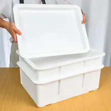 パンの発酵に最適！プラスチック製生地用発酵ボックス【ピザ用・収納バスケット・お菓子作り用】