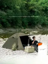 牧高笛 折りたたみ天井テント【登山・アウトドア用・防雨・厚手】