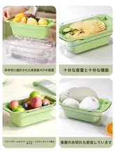 多機能ステンレス製野菜カッター【ポテトスライサー・家庭用・スライス＆細切り】