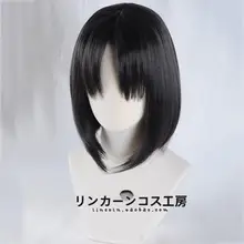 FGO空の境界 二儀式 コスプレウィッグ【黒のセミストレート・スタイリング用】