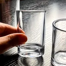 高級感のあるガラス製ビールカップ【クラシックデザイン・家庭用・小酒杯付き】