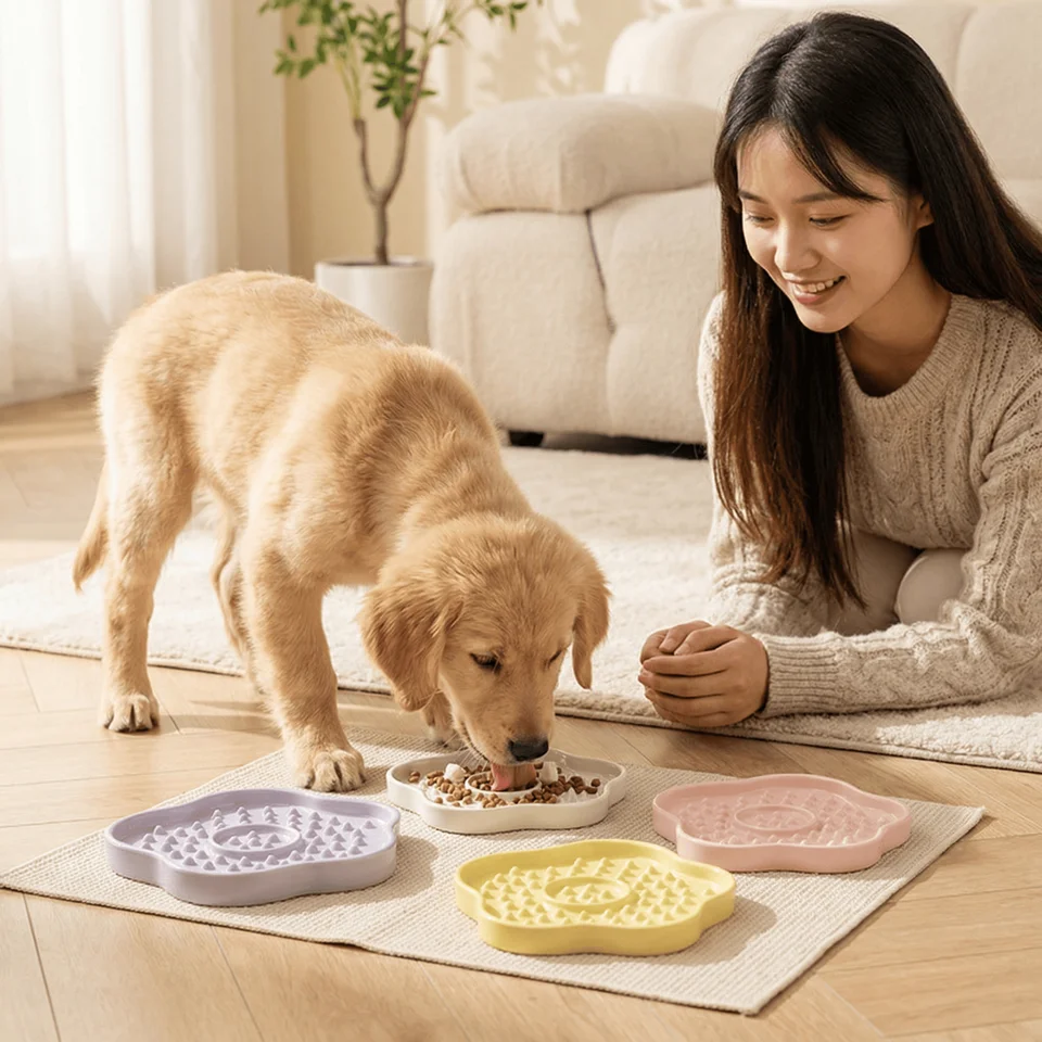 陶器製 ペット用食器【猫用・犬用・防噎設計・スローフード】
