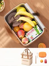 保温弁当バッグ【アルミ箔・大容量・手提げ】