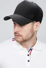 高めのつばが特徴なメンズ野球帽【夏用・UVカット・通気性ネット】