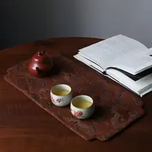 便利な旅行用布袋【コットンリネン製・多目的・ティーポット＆カップ収納】（セットアップ対応）