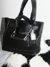 オリジナルデザインの黒白灰キーホルダー【パンツ掛け・バッグアクセサリー】
