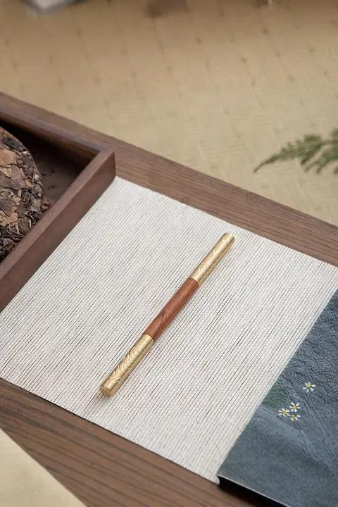 南山先生製 如意金箍茶刀【ステンレス製・耐久性・一式陶器・茶道用】