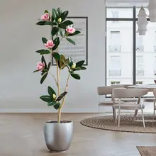 フェイクグリーン   鉢植え モクレン 大型 フロア リビング インテリア ナチュラル