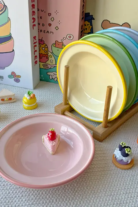 可愛いフルーツ用陶器ディッシュ【家庭用・小皿・デザインプレート】