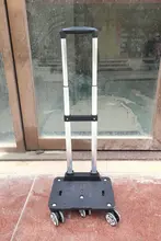アルミ合金製 折りたたみショッピングカート【軽量・万向き車輪・車輪ブレーキ付き】