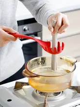耐熱性のシリコン製スパチュラとおたまのセット【家庭用・フッ素樹脂加工・炒め物用】（セットアップ対応）
