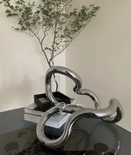 Shinymomo 自作のレトロ抽象アート彫刻オブジェ