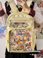 オリジナルベーシック大容量透明肩痛バッグ