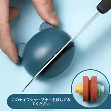 家庭用 手動包丁研ぎ器【キッチン用・簡単に刃を整える・ナイフ・ハサミ対応】