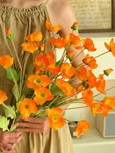 華やかな造花のブーケ【結婚式用・インテリア装飾・撮影小道具】