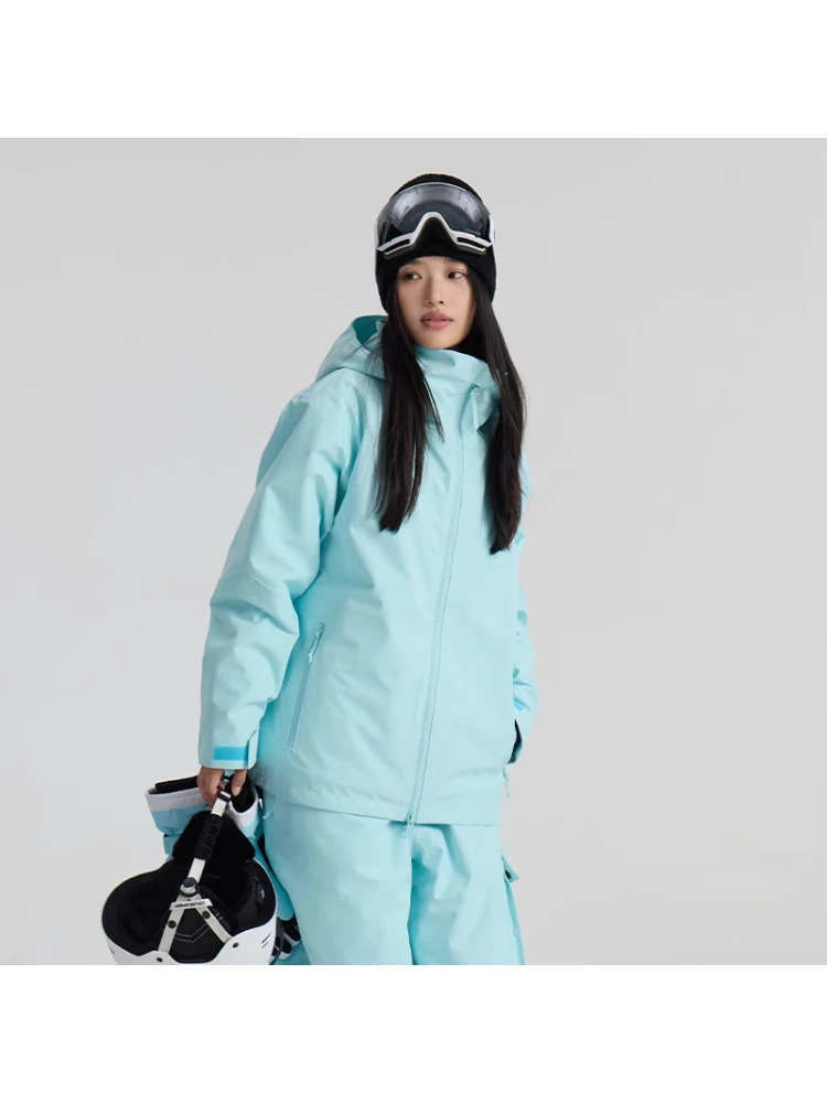 防水アウトドアスキージャケット冷元素3L：冬の登山シーンで信頼性を実証