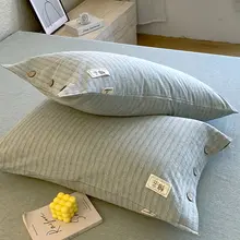 全棉枕カバー【家庭用・こども用・ホワイト】【極上の柔らかさ】（セットアップ対応）
