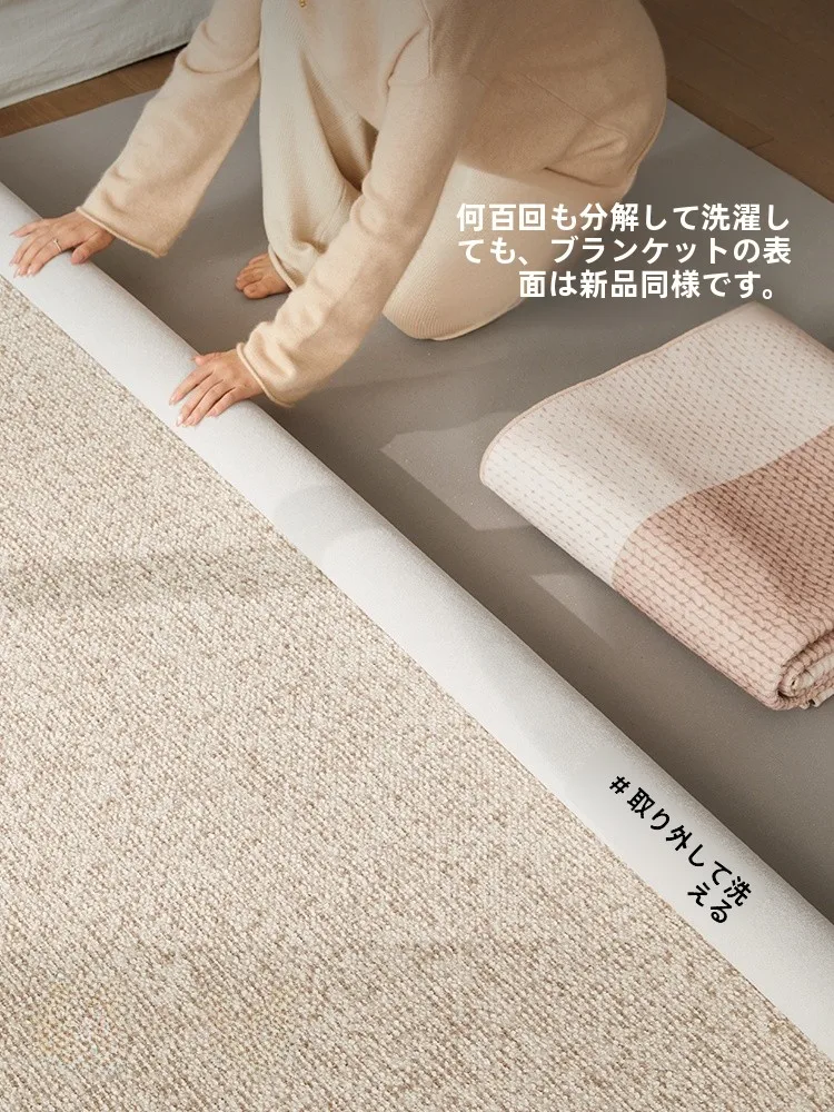 洗える2重ラグ：リビング用の防滑・吸音性能とナチュラルデザインの実際