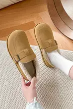 Warrior 秋冬用 レディース ボア付きモカシン