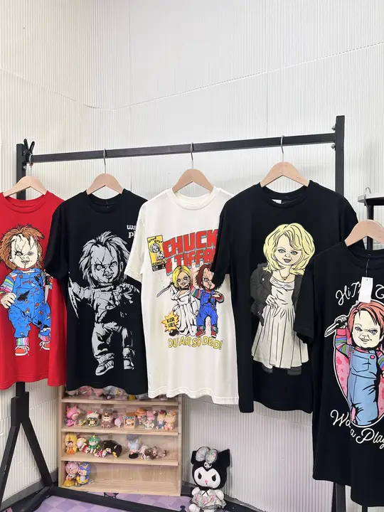 ユニセックス 骨柄プリント半袖Tシャツ【カジュアル・フィット・ビンテージ風】（セットアップ対応）