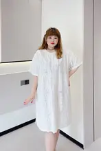 極上の柔らかさ！透かしデザインのニットワンピース【夏用・大きいサイズ・小柄対応】