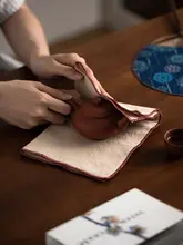 ふきん 綿 ウェット ドライ 両用 キッチンクロス 食器拭き 茶巾 吸水 手拭き 掃除 「霜山」