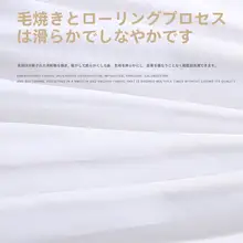白色全棉枕カバー【厚手・ホテル用】
