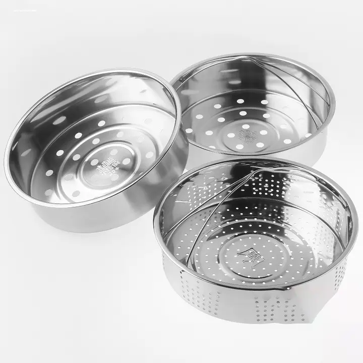 耐久性のある304不銹鋼製の電気炊飯器用蒸し器【取手付き・適合サイズ対応】