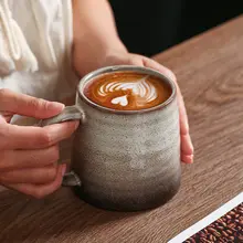 高級感ある陶器製カフェマグカップ【ペア・家庭用・高いデザイン性】