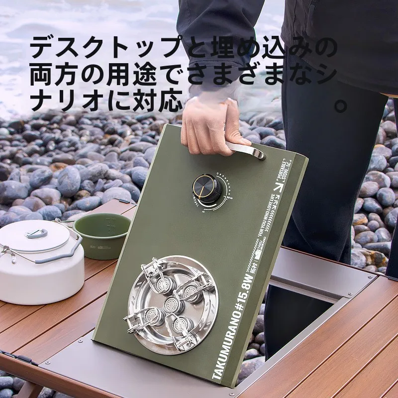 アウトドア用ポータブル折りたたみガスコンロ：テーブルバーベキュー・IGT対応モデルの実用性と選び方