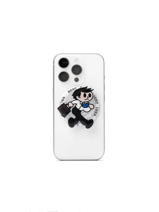 デスク用スマホ気圧式スタンド【マグネット吸着】