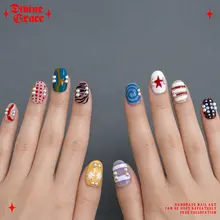 手描きネイル 夏仕様【ユニセックス・高品質】