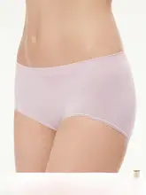極上の柔らかさの無縫い高腰ショーツ【綿100%・通気性・ひびきにくいデザイン】（セットアップ対応）