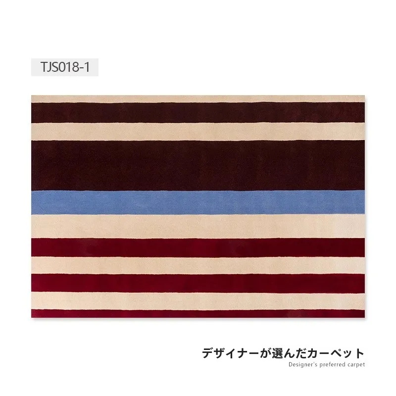 TipToe モダンデザインの四角いラグ：北欧風の高級感と実用性を実現
