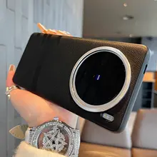 vivox200pro mini用 高級感あるレザーケース【金属レンズフレーム・耐衝撃設計】