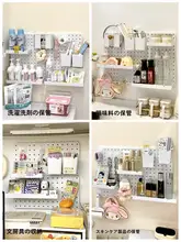 壁掛け多機能収納ラック【穴あけ不要・調味料・鍋蓋・包丁ホルダー付き】