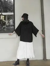 半袖シャツ【レディース・ブラウス・薄手・ゆったり・ビッグスリーブ・無地】