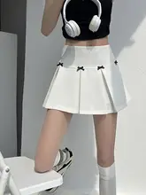 ロマンティックなリボン装飾のシフォンマキシスカート【女性用・プリーツ・カジュアル・春夏】