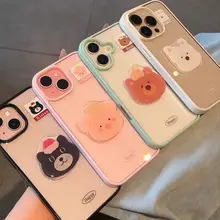デザイン性のある高級感ある動物モチーフのiPhoneケース【全包型・防落設計・カラフルソフトエッジ】