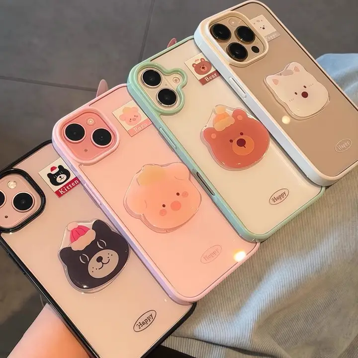 デザイン性のある高級感ある動物モチーフのiPhoneケース【全包型・防落設計・カラフルソフトエッジ】