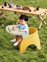 アウトドア用子供用ピクニックチェア【持ち運びに便利・低い座面・スナックテーブル付き】