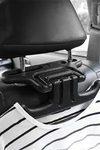 車載多機能ハンガー【シートバック取り付け・創意的なデザイン・衣類乾燥用】