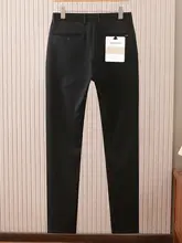 ウール混合ライセリーモダンビジネスパンツ【秋冬用・ルーズストレート・ゆったりシルエット】