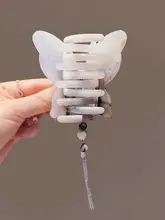 高級感あるバタフライクリップ【国風デザイン・後頭部用・半分アップ】